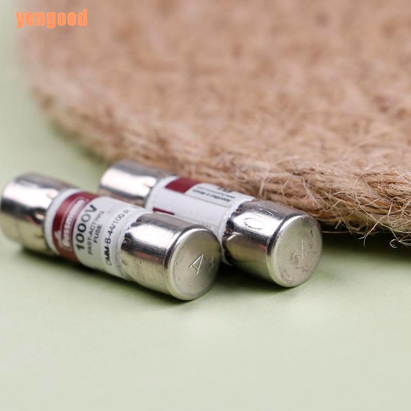 Bộ 2 cầu chì 10x35mm 440ma 1000v Dmm-44 / 100-r Dm-44 / 100r thay thế cho đồ điện tử