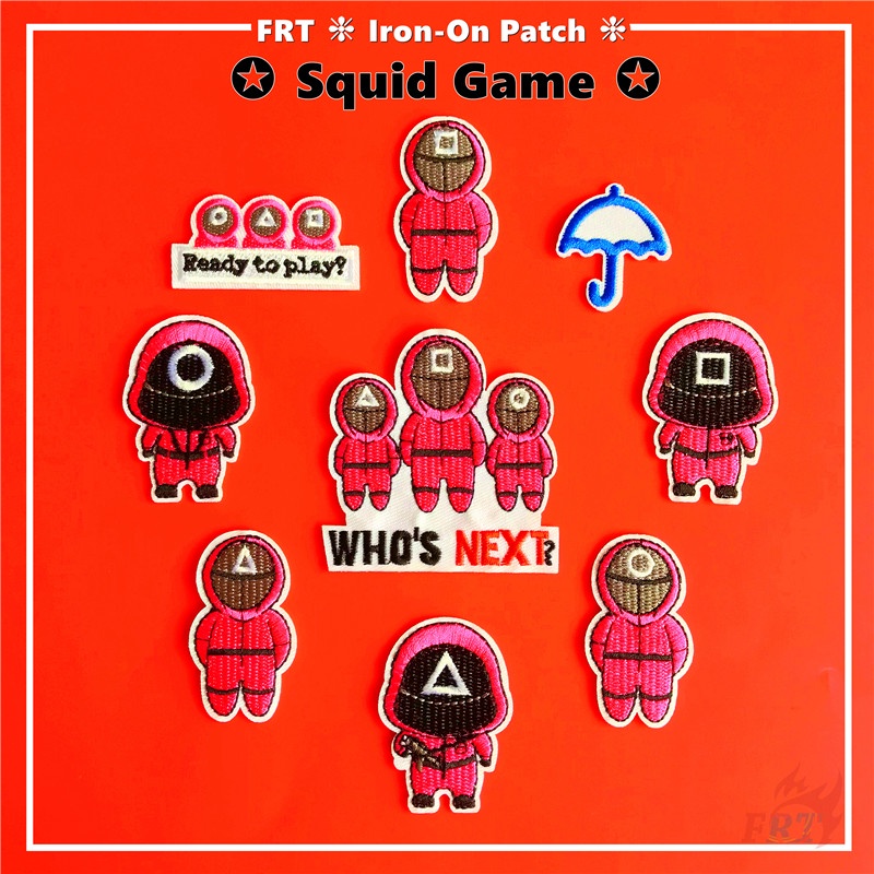 1 miếng dán ủi quần áo hình nhân vật game Who's Next?