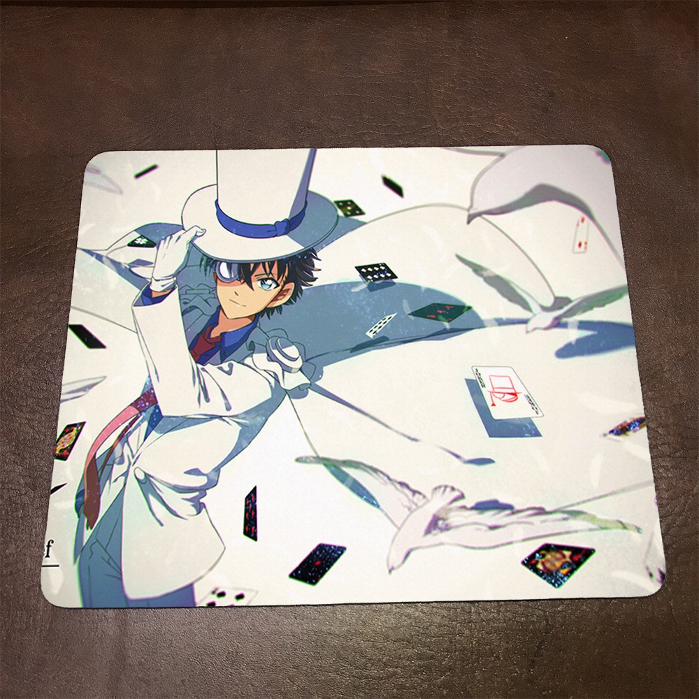 Lót chuột máy tính Anime Detective Conan Wallpapers 1 Mousepad cao su êm ái. Nhận in theo yêu cầu