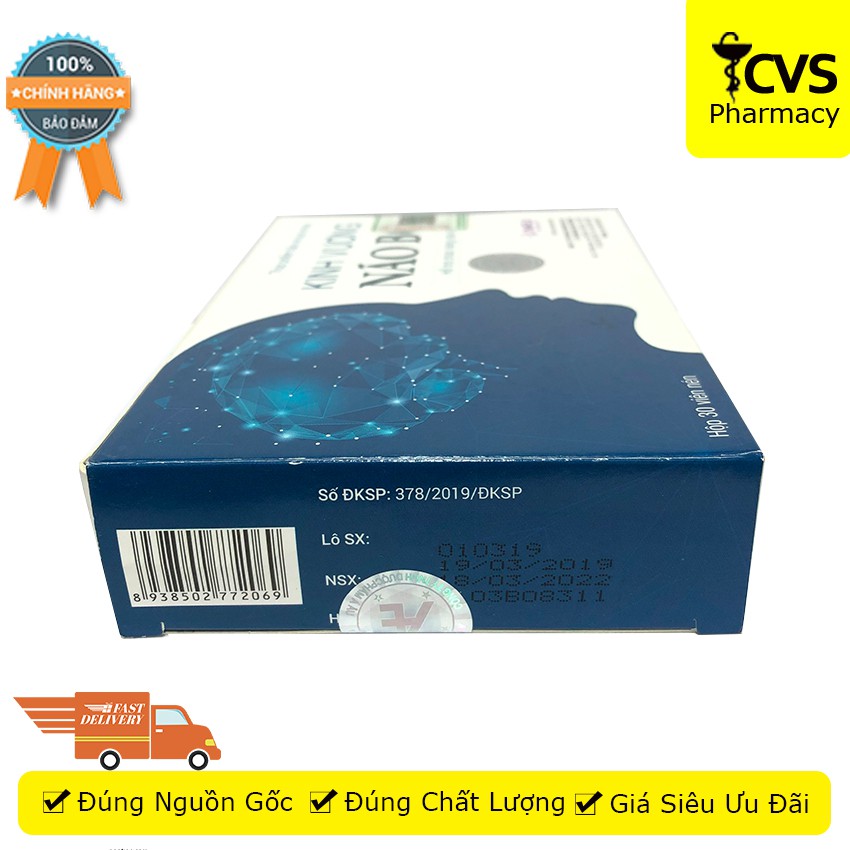 Kinh Vương Não Bộ (Hộp 30 viên) - Hỗ Trợ Chức Năng Não Bộ - cvspharmacy
