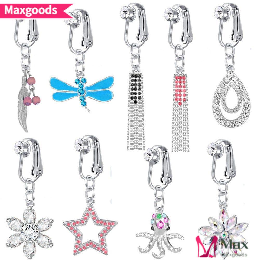 Khuyên Xỏ Rốn / Rốn Bằng Thép Không Gỉ Đính Đá Nhân Tạo