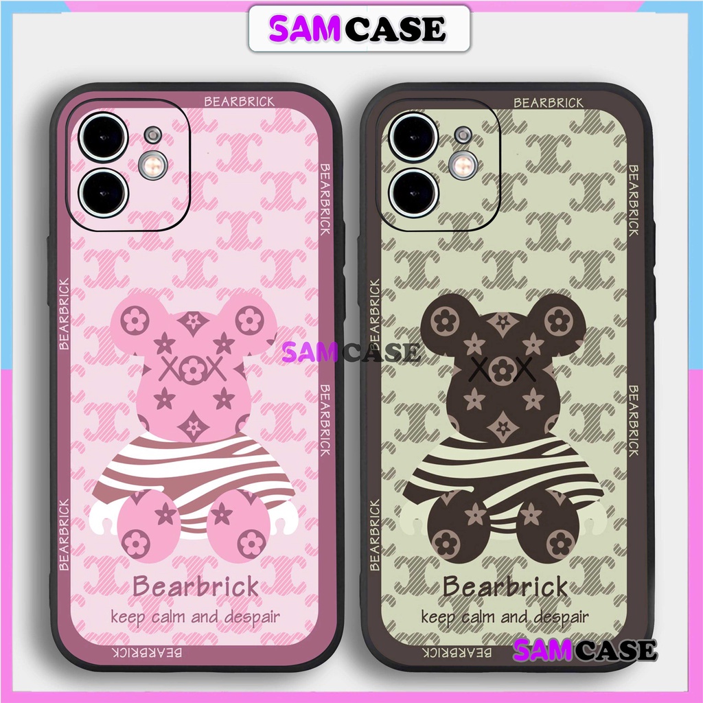 Ốp lưng iPhone 6/6s/7/8/X/XS/11/12/13 Pro Plus Max viền vuông chống sốc chống bẩn bảo vệ camera silicon mềm Bea 2324