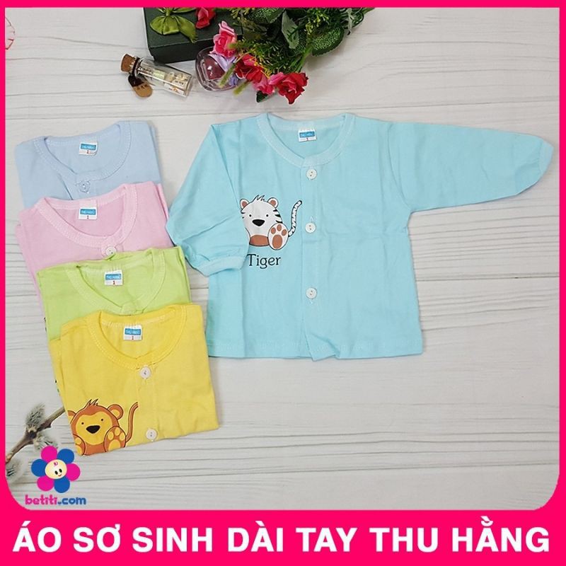 Áo sơ sinh cotton dài tay cho bé/nhiều mẫu