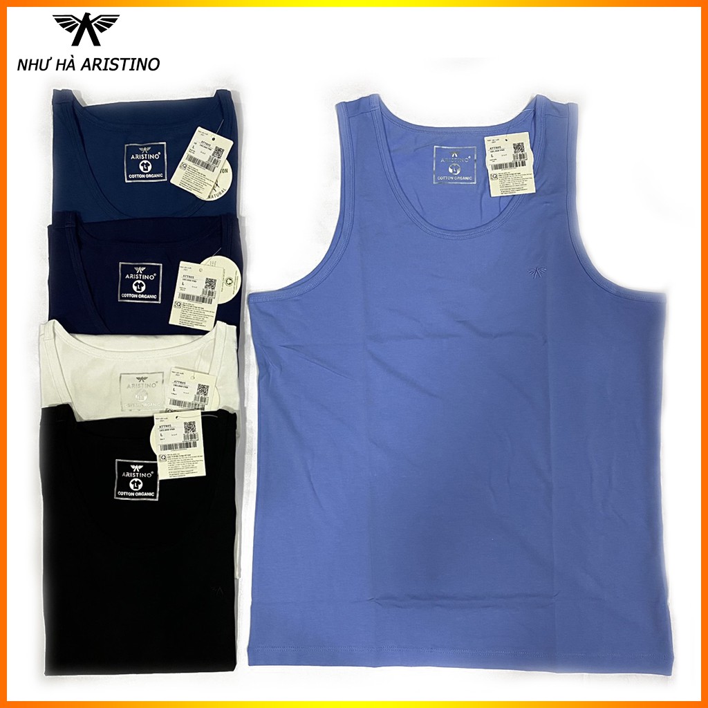 Áo Ba Lỗ Nam ARISTINO Chất  Cotton Basic ATTR05 - AC21