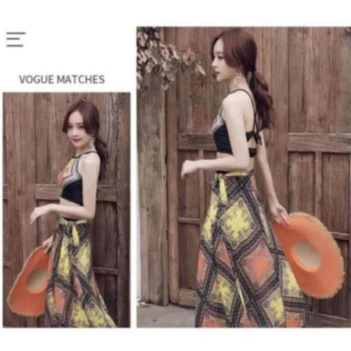 Bộ bikini nữ - Bộ đồ đi biển - Bộ đồ bơi nữ 3 chi tiết cực kì sang chảnh | BigBuy360 - bigbuy360.vn