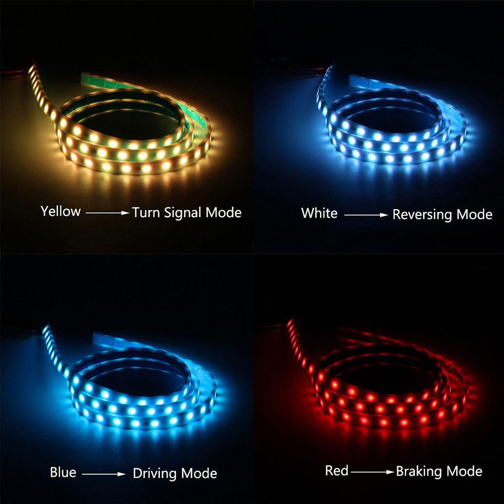 MYRONGVN Dây Đèn LED 1.2m 12V Nhiều Màu Sắc Chống Thấm Nước Có Thể Điều Chỉnh