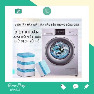 [Hộp 12 Viên] Viên Tẩy Vệ Sinh Lồng Máy GiặtI Diệt khuẩn và Tẩy chất cặn Lồng máy giặt hiệu quả