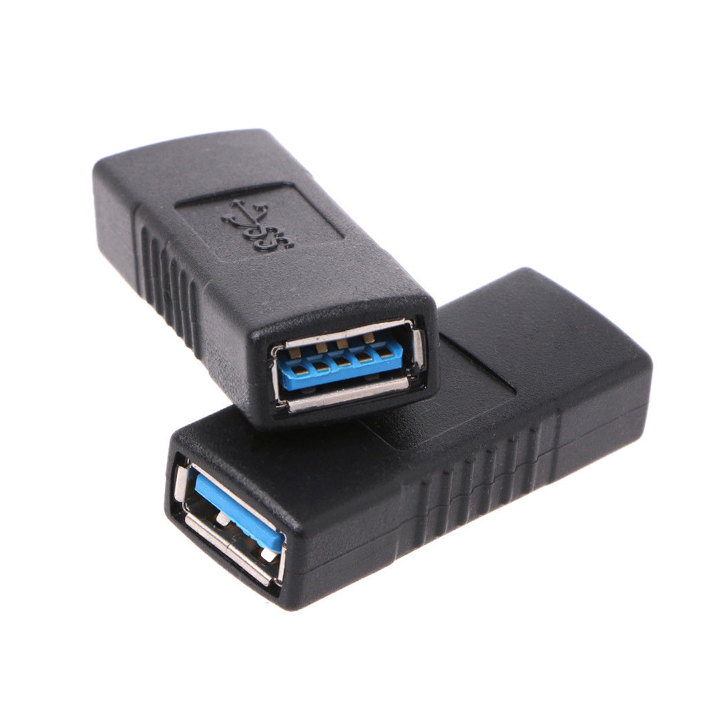 2pcs Usb 3.0 Type A Female To Female Connector