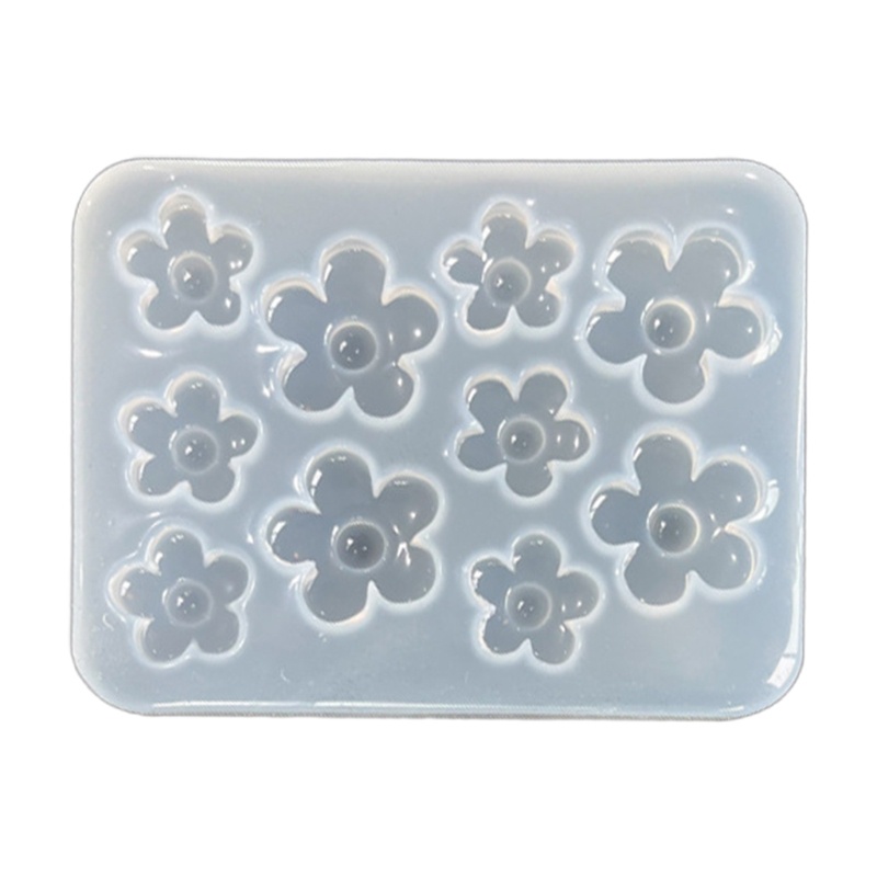Khuôn Silicone Hình Bông Hoa Nhỏ Làm Trang Sức Thủ Công DIY