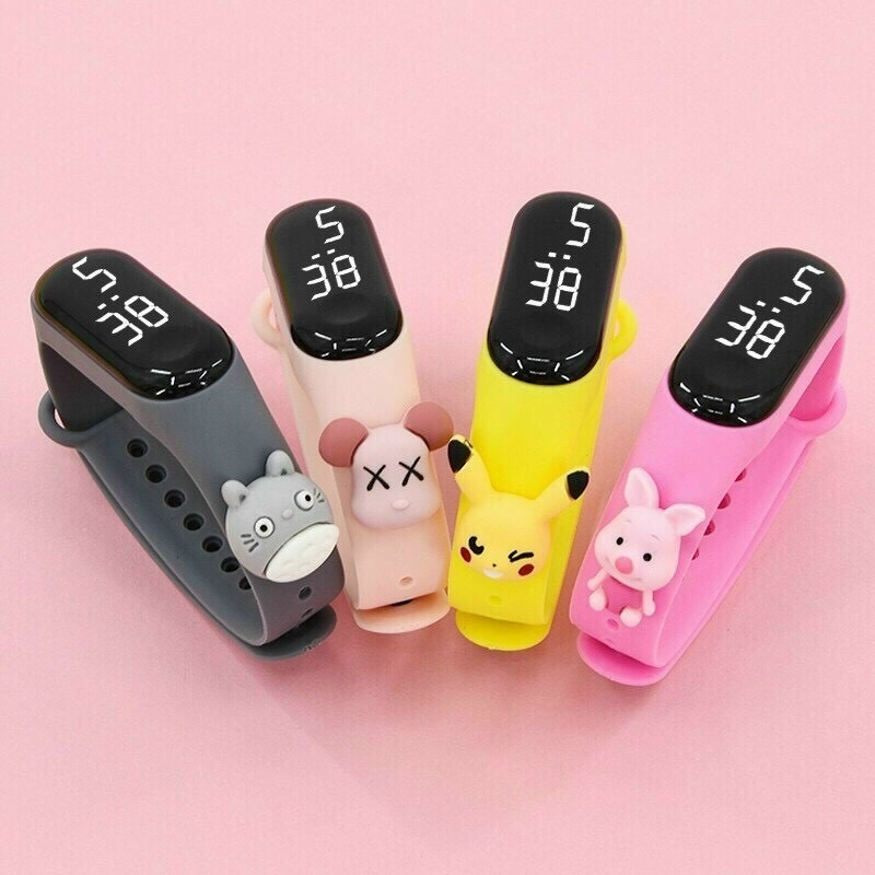 Dây Đeo Đồng Hồ 2022 Bằng Silicon Họa Tiết Hoạt Hình Đáng Yêu Cho Mi Band 7 3 4 5 6 Xiaomi band3 Band45 band6