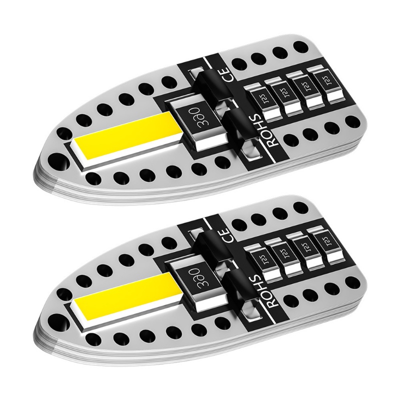 Set 10 Đèn LED T10 W5W Ánh Sáng Trắng Dành Cho Ô Tô