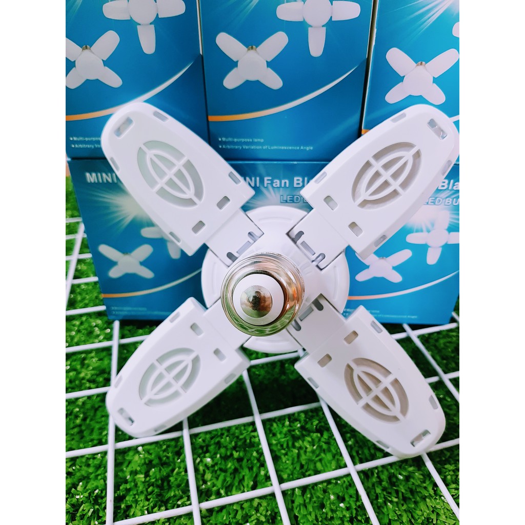 Đèn Led 4 Cánh Quạt Mini 28W Ánh Sáng Trắng 7000k Bảo Hành 1 Năm