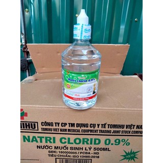 Nước muối 500ml Tomihu