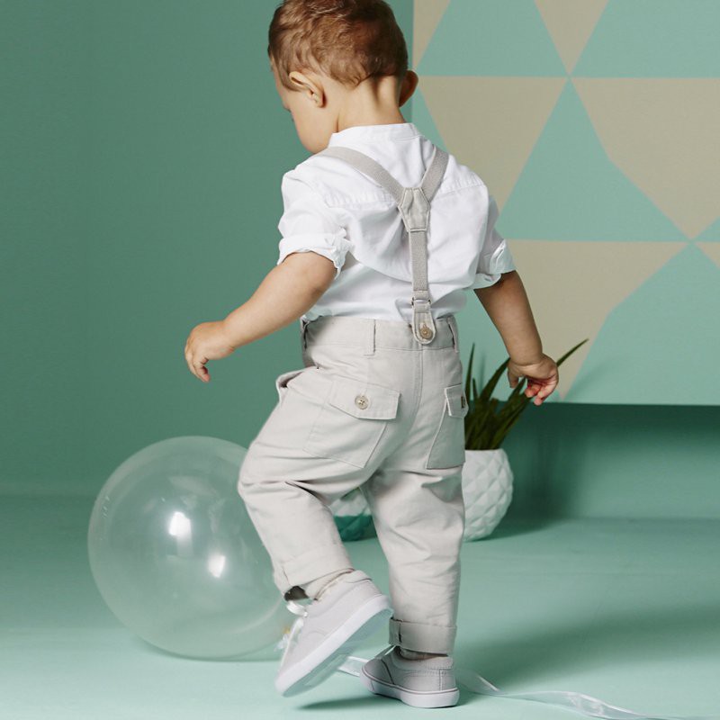 Set áo thun tay ngắn &amp;amp; quần yếm cho bé trai từ 2-6 tuổi