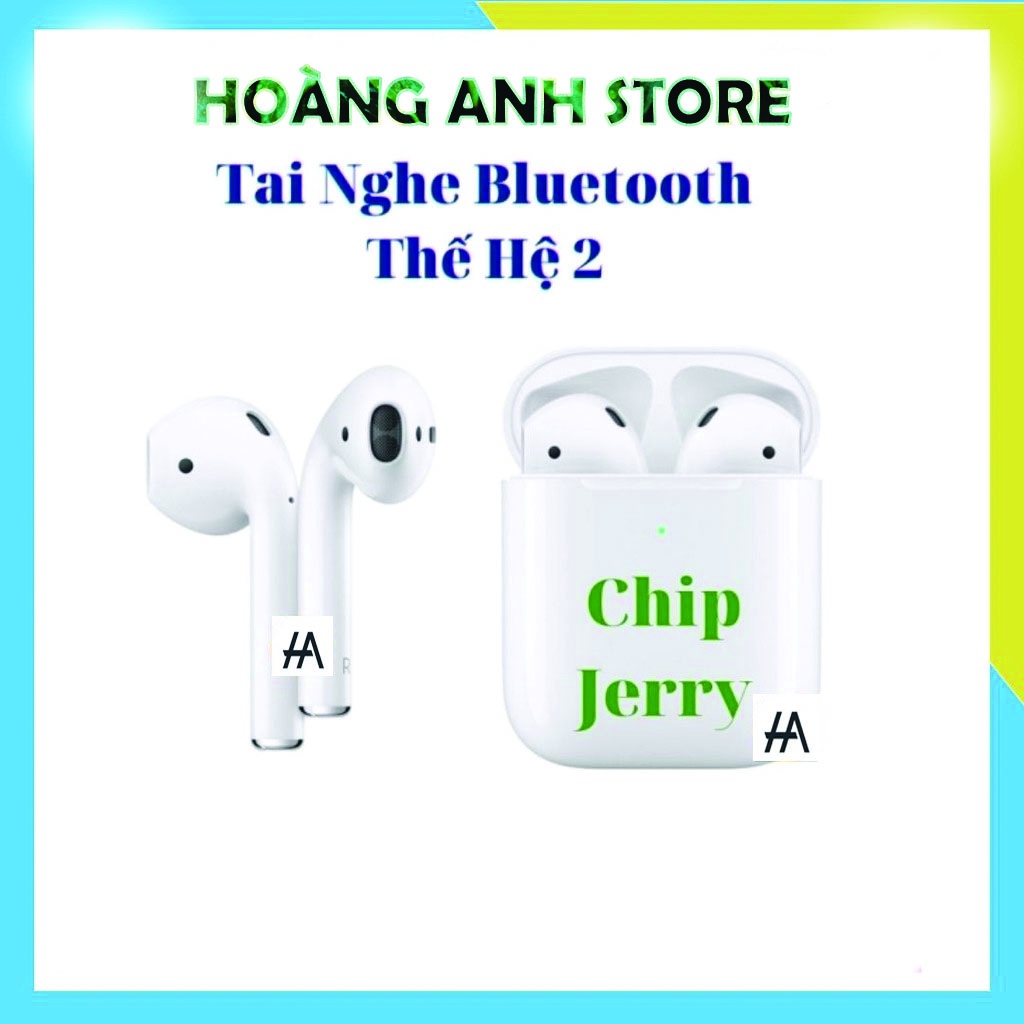 Tai Nghe Bluetooth TWS Thế Hệ 2-Phiên Bản Cao Cấp Nhất-Đầy Đủ Tất Cả Các Chức Năng-Sạc Không Dây-Cảm Biến Dừng/Phát Nhạc