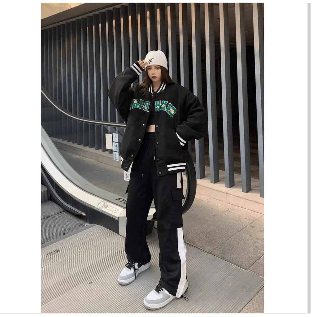 ÁO KHOÁC DÙ BOMBER UNISEX NAM NỮ THỜI TRANG MỚI KME