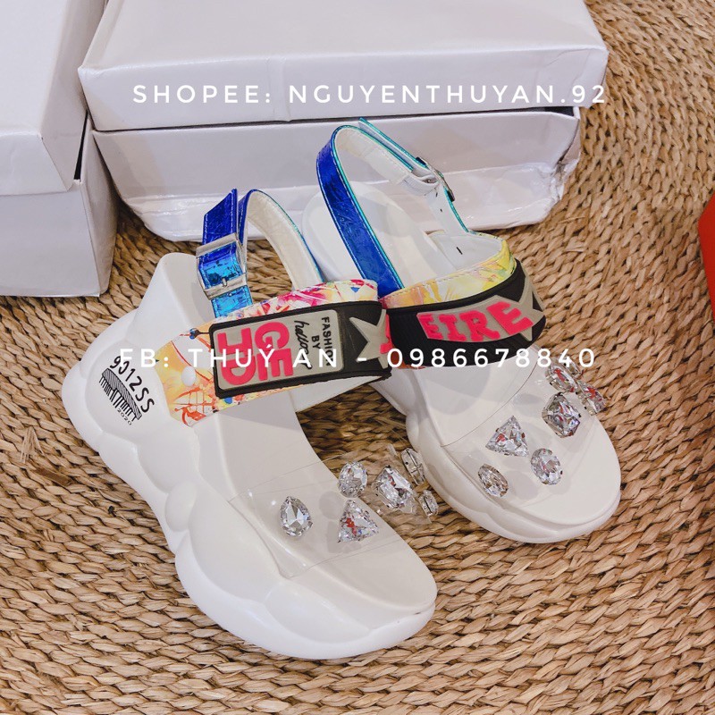 Sandal đế xuồng cao 11cm Andu Store