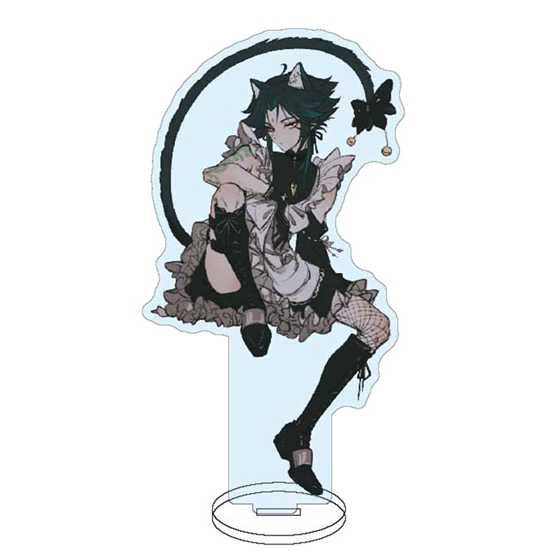 Giá Đỡ Mô Hình Người Hầu Songping Genshin Va Chạm Bằng Acrylic Trang Trí Bàn Làm Việc