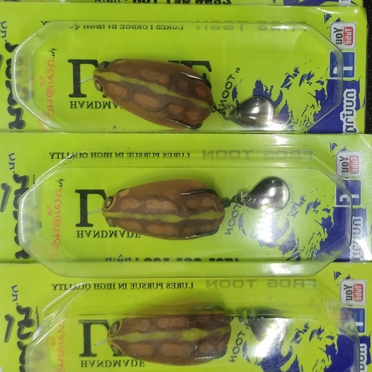 Nhái hơi Thái Lan Frog Toon V3 chuyên câu cá lóc chuối hoa, quả Đồ CÂU CHA GIÀ VLOGS