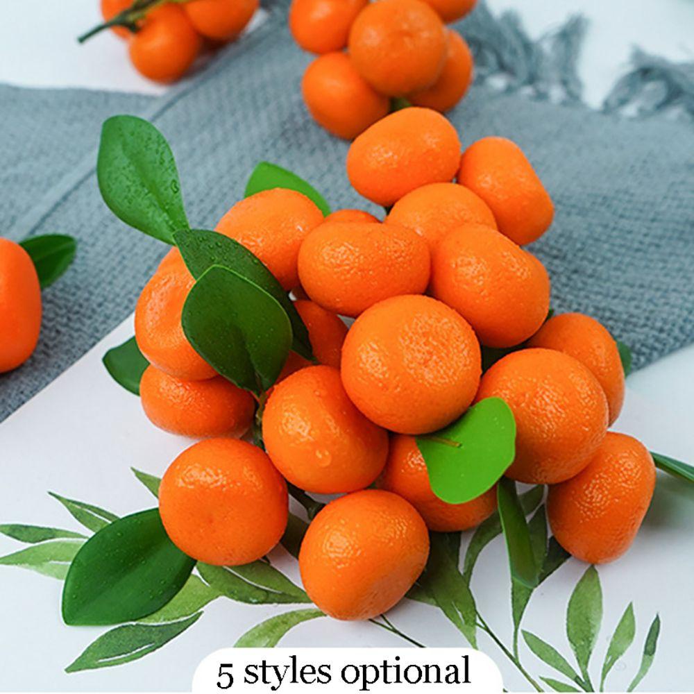 HARRIETT 1 Nhánh Trái Cây Nhân Tạo 3-6 Nhánh Dùng Trang Trí Tiệc