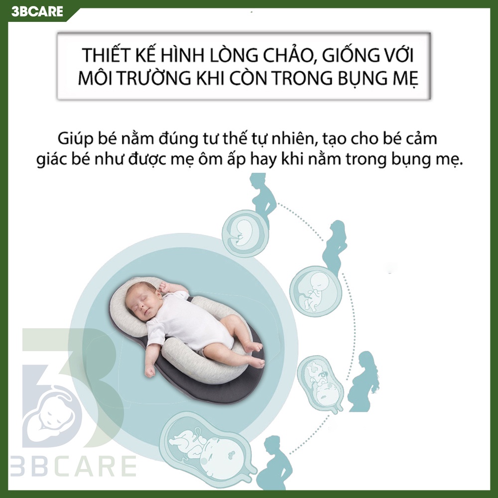 Đệm ngủ cho bé AKITA YOYO KID D11 nệm ngủ bảo vệ giấc ngủ cho bé - Shop 3B Care