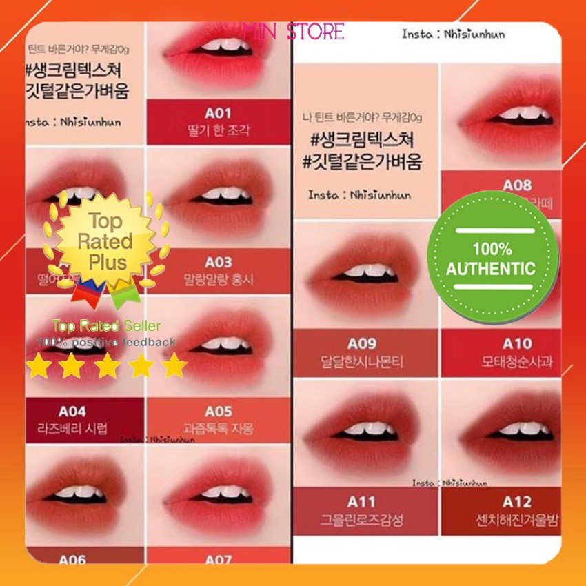 Son kem lì Black rouge Air Fit Velvet Tint | BigBuy360 - bigbuy360.vn