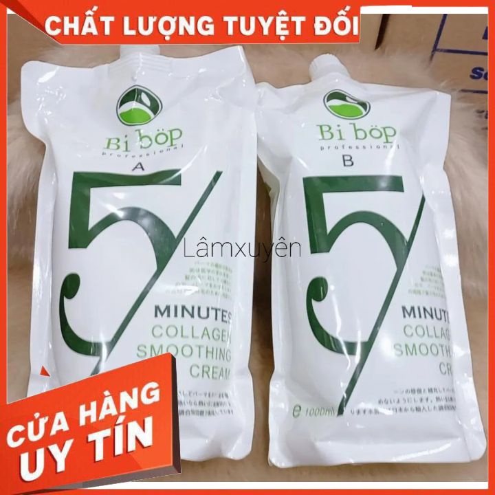 Dung dịch  Uốn Đa năng DẠNG TÚI CAO CẤP 1000ml *2  tạo lọn tóc xoăn đẹp_tạo độ phồng bóng, mềm mượt cho tóc.