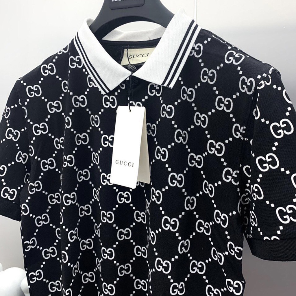 Áo polo gucci cổ bẻ ngắn tay cao cấp  Đường may tinh tế, chỉn chu, khéo léo.