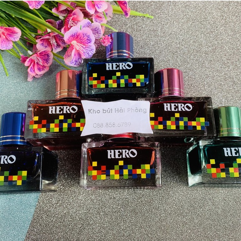 Mực hero cao cấp, mực khô nhanh sang sịn. mầu mực đẹp