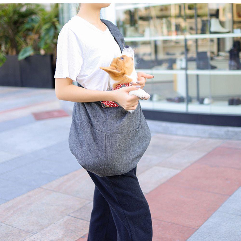 Túi Đeo Chéo Lưới Thoáng Khí Nhỏ Gọn Thoải Mái Cho Thú Cưng GOGOUP