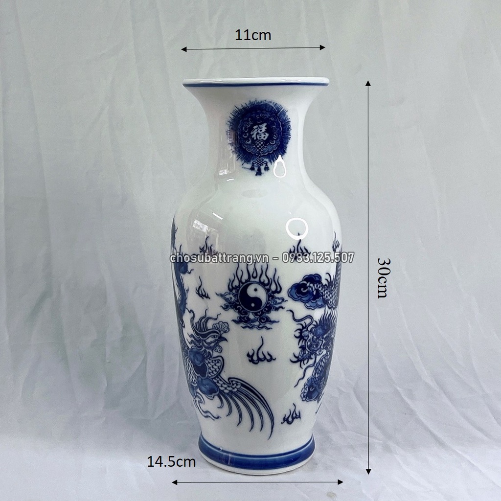 Lọ lộc bình xanh lam - đủ mẫu mã