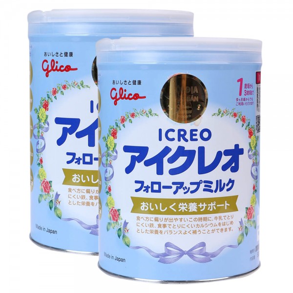 [DATE T3.2022] COMBO 2 LON SỮA GLICO ICREO SỐ 1 820G NHẬP KHẨU SNB