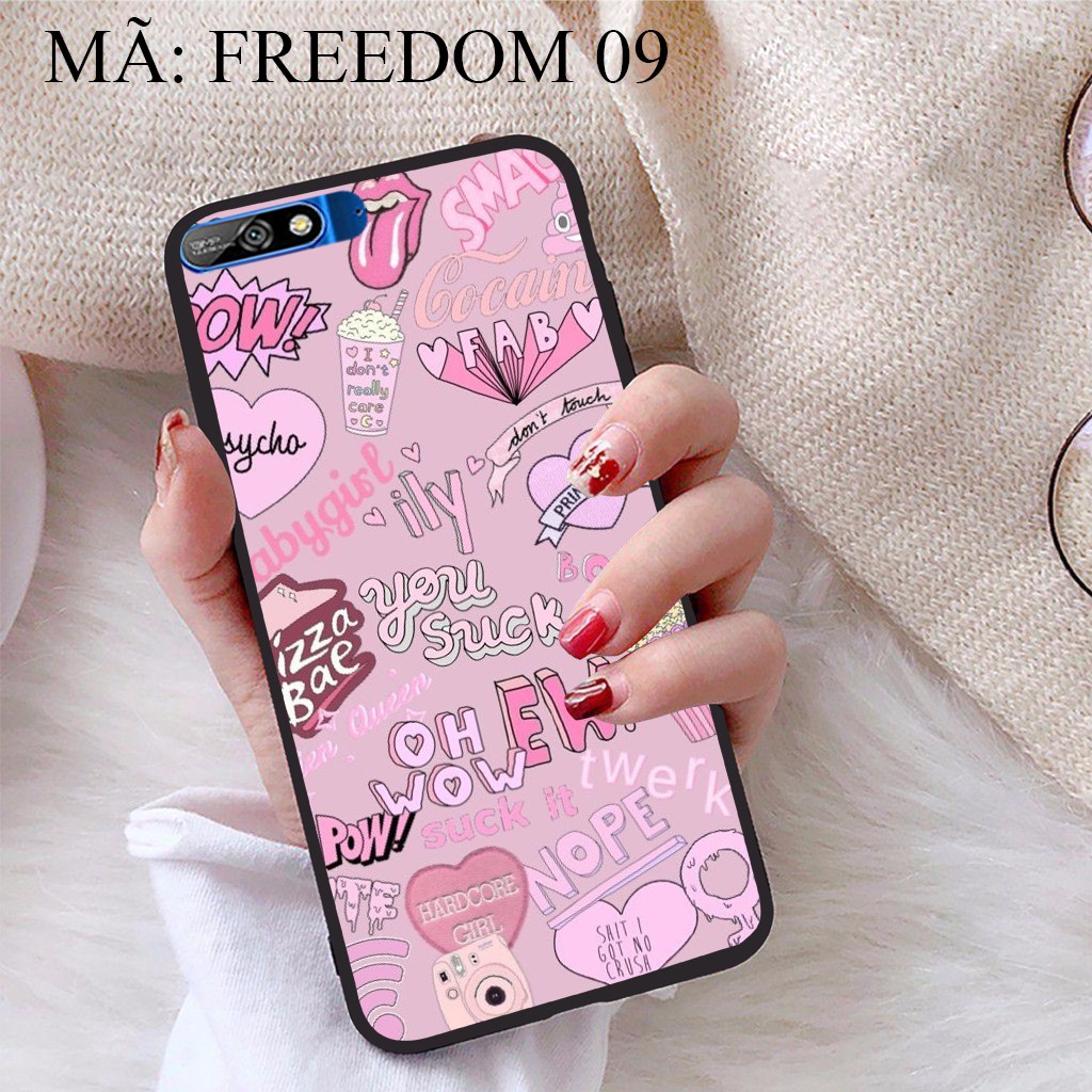 Ốp lưng Huawei Y7 Pro 2018 viền dẻo TPU BST Phong Cách Freedom