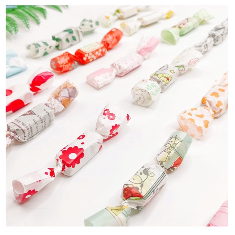100 tờ giấy gói kẹo nougat nhiều mẫu