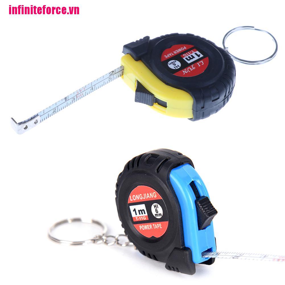Thước Dây Nhựa 1m Kèm Chìa Khóa Tiện Lợi