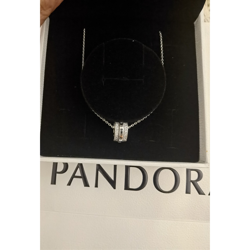 Trang phục trang sức tự làm vòng cổ  Pavé Line đi kèm hộp quà tinh tế