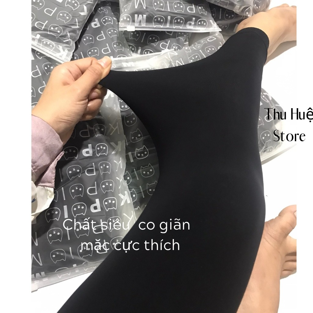 Quần Tất Lót Nỉ Lông Dáng Legging Hàng Quảng Châu Siêu Ấm Siêu Co Giãn Kèm Túi Zip | BigBuy360 - bigbuy360.vn