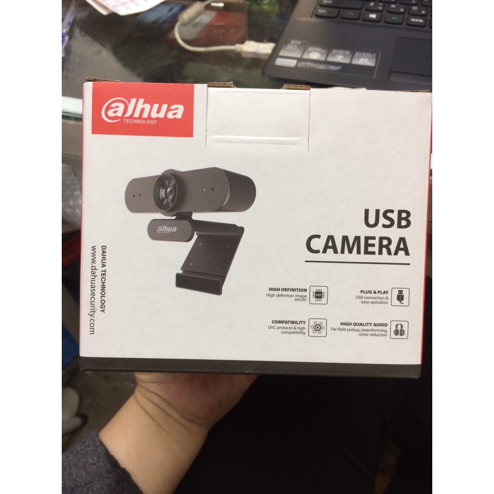 WEBCAM MÁY TÍNH DAHUA UC320 Full HD 1080P tích hợp mic chuyên dụng cho Livestream, Học và làm việc Online