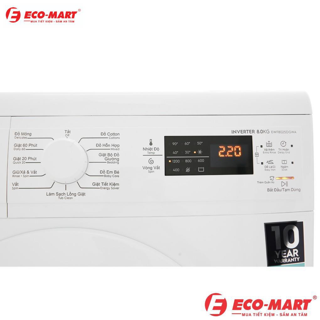 Máy giặt Electrolux 8kg Inverter EWF8025DGWA