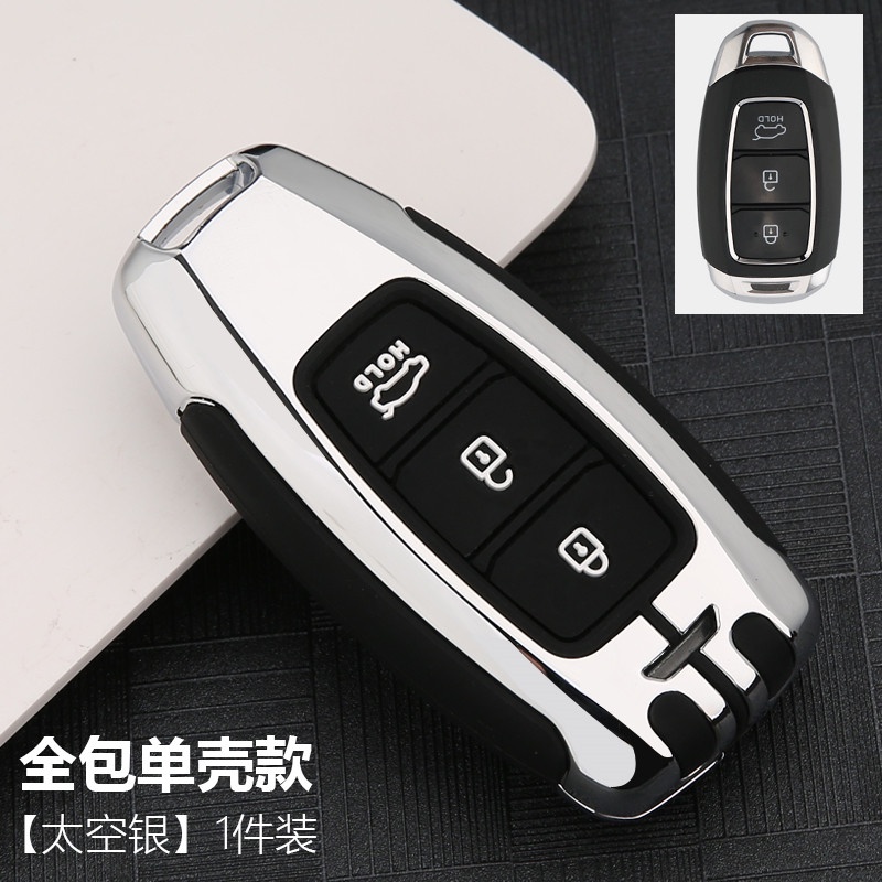 Ốp Bảo Vệ Chìa Khóa Xe Hơi hyundai solaris i10 i40 i20 i30 creta tucson santa fe ix35 ix25 elantra sonata kona 2008 verna