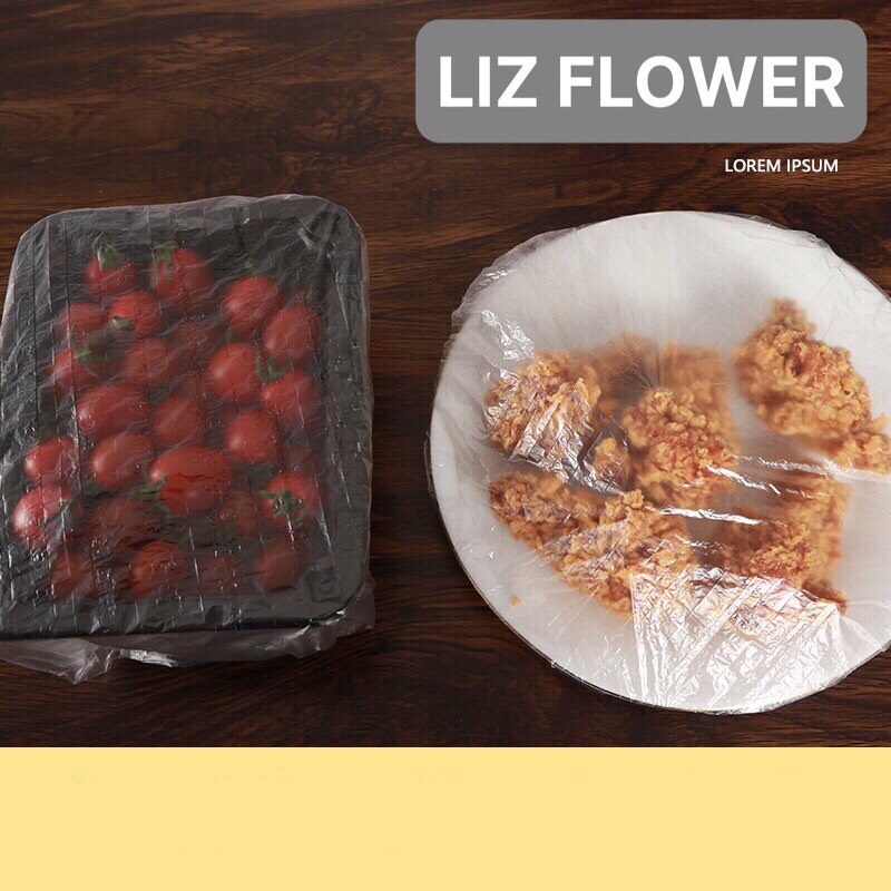 Túi Nilon bọc thực phẩm chống bụi dùng 1 lần - chống mùi tủ lạnh LIZ FLOWER
