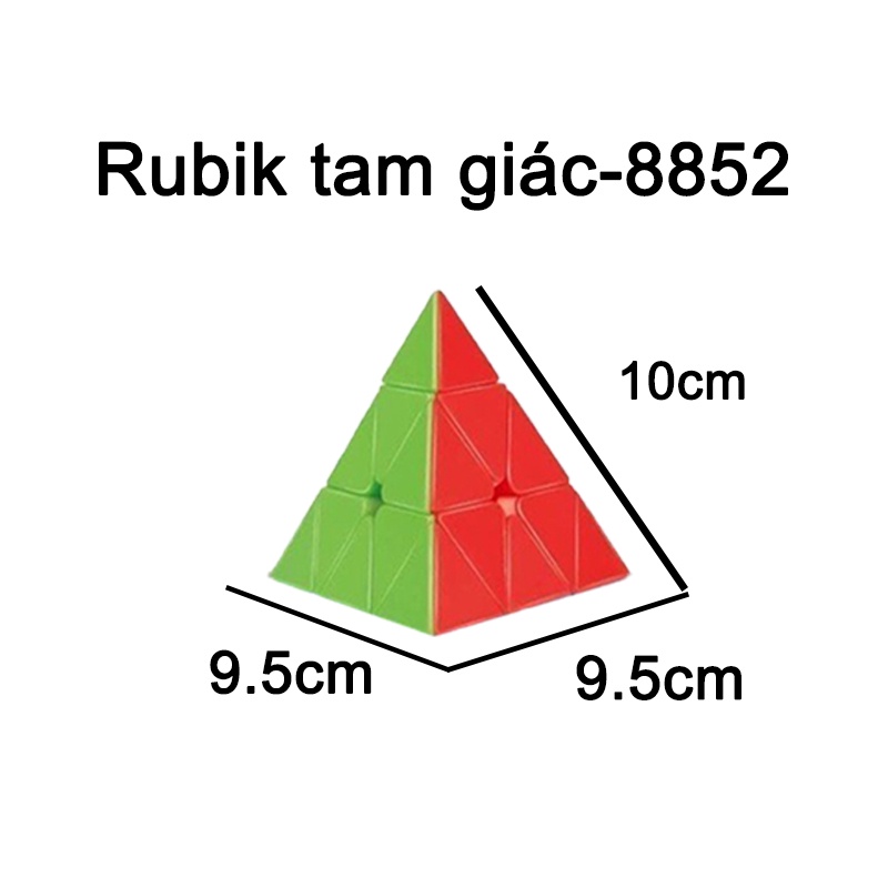 Đồ chơi Rubik cho bé 2x2 3x3 4x4 5x5 rèn luyện trí thông minh khả năng sáng tạo nhiều màu sắc nhiều dạng
