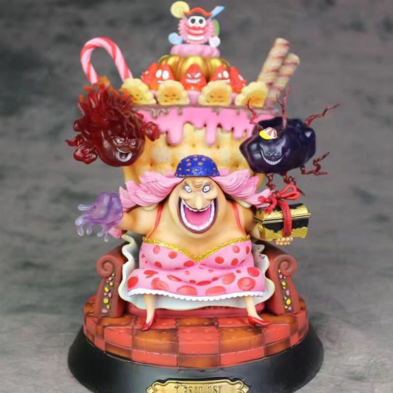 Mô hình One Piece Tứ Hoàng Kaido, Shank, Bigmom, Râu trắng ngồi ghế cao 26cm