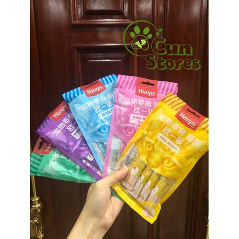 Súp thưởng Wanpy 5 thanh các vị