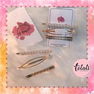 [ảnh thật-CÓ VIDEO] Set 4 chiếc cặp tóc Trendy mới đính đá siêu xinh