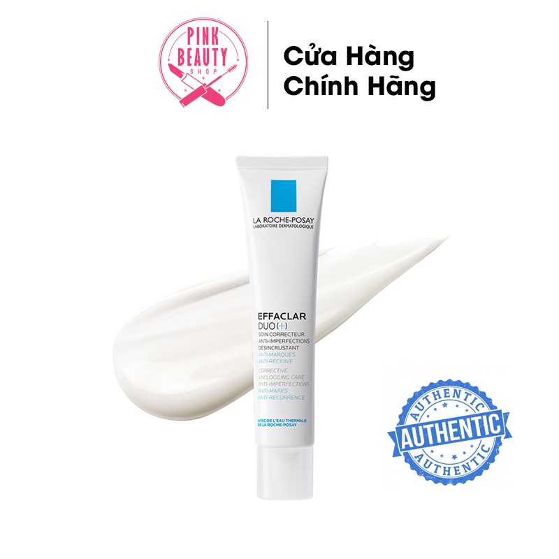 Kem Dưỡng Da La Roche-Posay Effaclar DUO+ Giúp Giảm Mụn, Ngăn Ngừa Vết Thâm 40ml