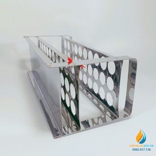 giá ống nghiệm lưới inox