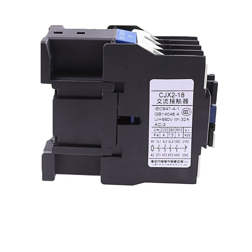 Khởi động từ/Contactor CJX2-1810 công suất lớn 18A/220V cuộn hút 220v