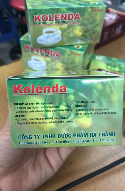 Trà túi lọc KOLENDA- Nhuận tràng, ăn uống không tiêu, đầy chướng