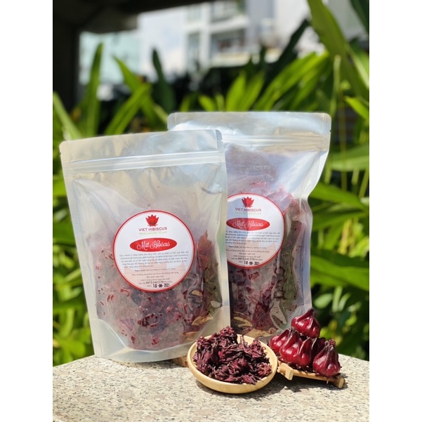 Mứt atiso đỏ (hibiscus, hoa hồng, bụp giấm) ăn trực tiếp hoặc kèm trà trái cây, sữa chua